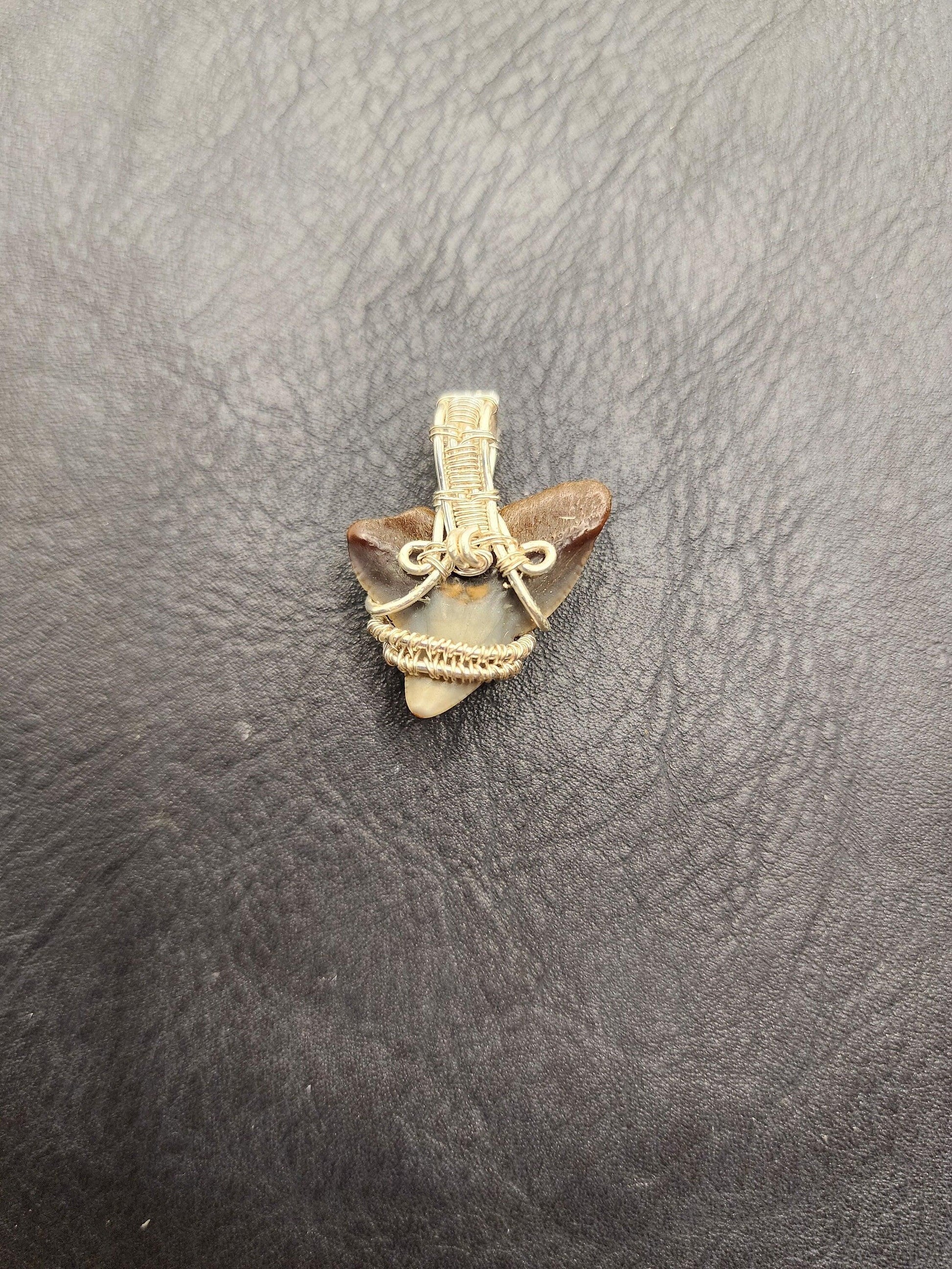 Wire Wrapped Shark Tooth - ST19 - Beaunique Boutique