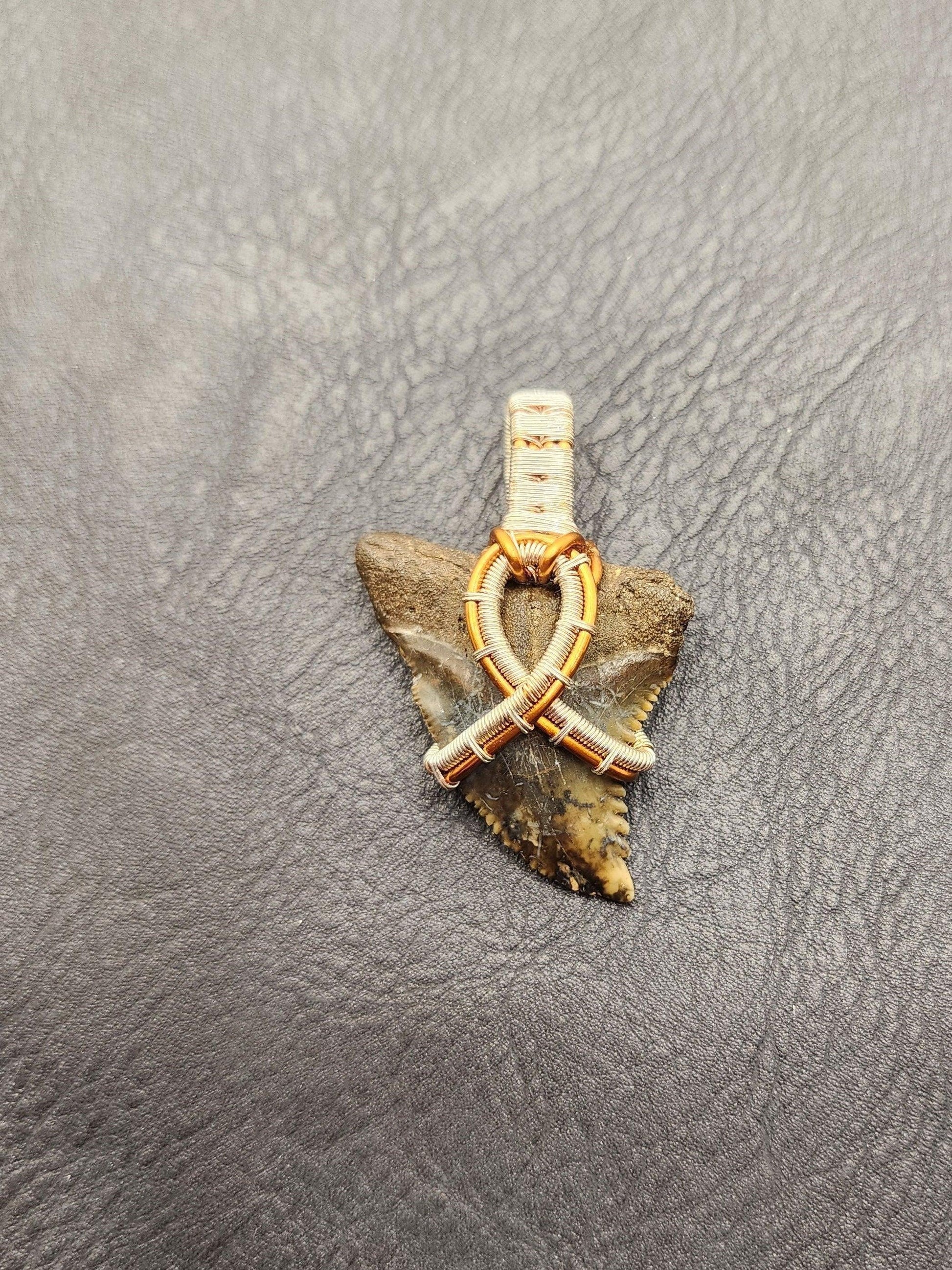 Wire Wrapped Shark Tooth - ST6 - Beaunique Boutique