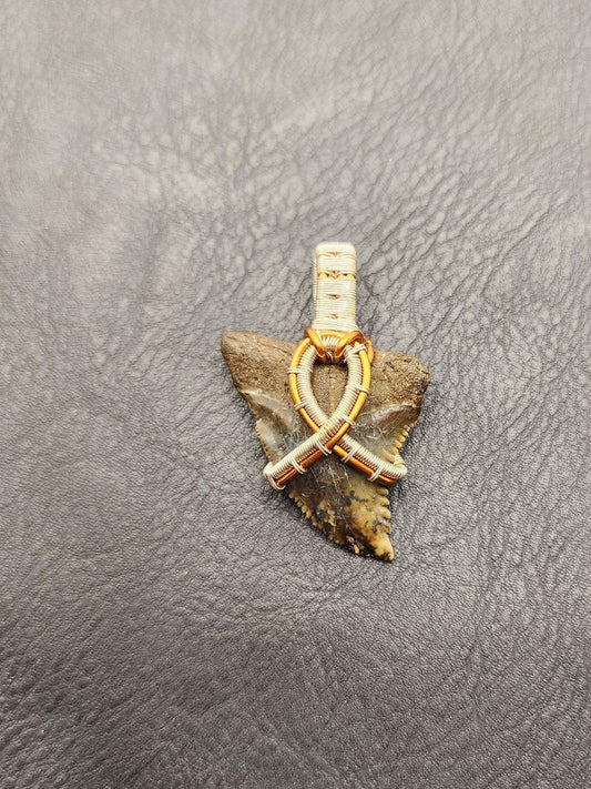 Wire Wrapped Shark Tooth - ST6 - Beaunique Boutique